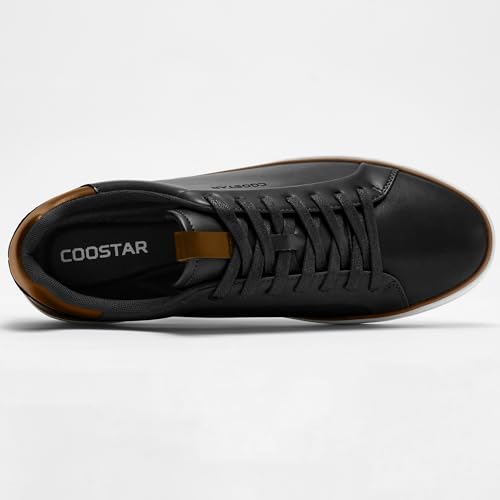 Coostar Mens Casual Shoes Comfortable Dress Sneakers Classic Lace-up Shoe Lightweight