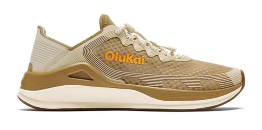OLUKAI 'Ahi Men’s Performance Marine Shoes, Water-Ready Sneakers with Customized Lacing Fit, Lightweight & Breathable, Enhanced Grip & Traction
