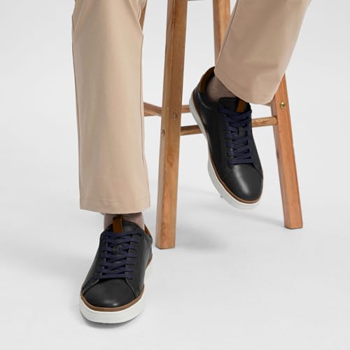 Coostar Mens Casual Shoes Comfortable Dress Sneakers Classic Lace-up Shoe Lightweight