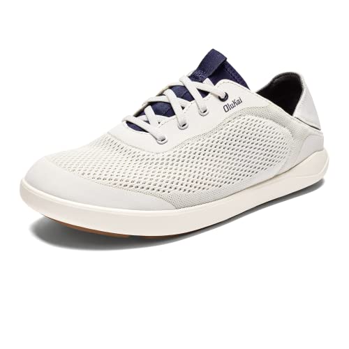 OLUKAI 'Ahi Men’s Performance Marine Shoes, Water-Ready Sneakers with Customized Lacing Fit, Lightweight & Breathable, Enhanced Grip & Traction