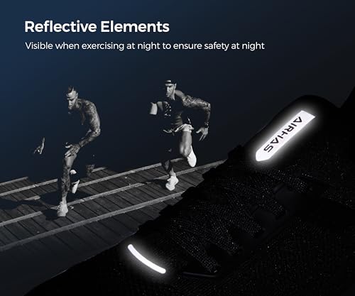 AIRHAS Men's Barefoot Shoes Zero Drop Wide Toe Box Minimalist Gym Shoes for Men Deadlift Cross Training Sneakers