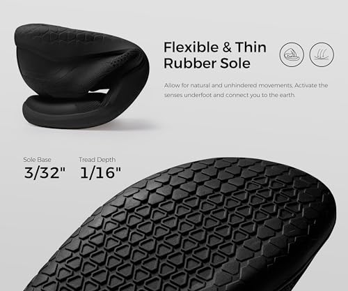 AIRHAS Men's Barefoot Shoes Zero Drop Wide Toe Box Minimalist Gym Shoes for Men Deadlift Cross Training Sneakers