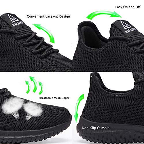 VAMJAM Men's Running Shoes Ultra Lightweight Breathable Walking Shoes Non Slip Athletic Fashion Sneakers Mesh Workout Casual Sports Shoes