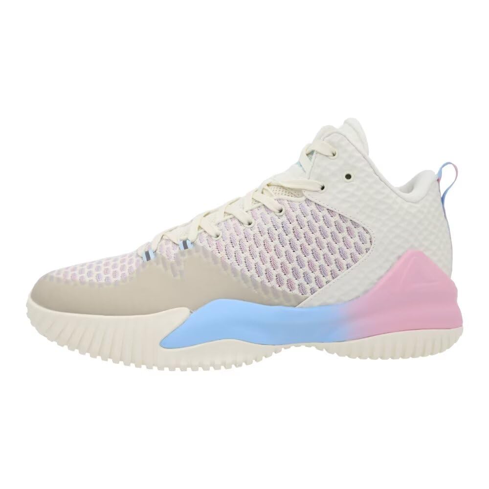 PEAK High Top Mens Basketball Shoes Lou Williams Streetball Master Breathable Outdoor Sneakers Cushioning Shoes for Fitness