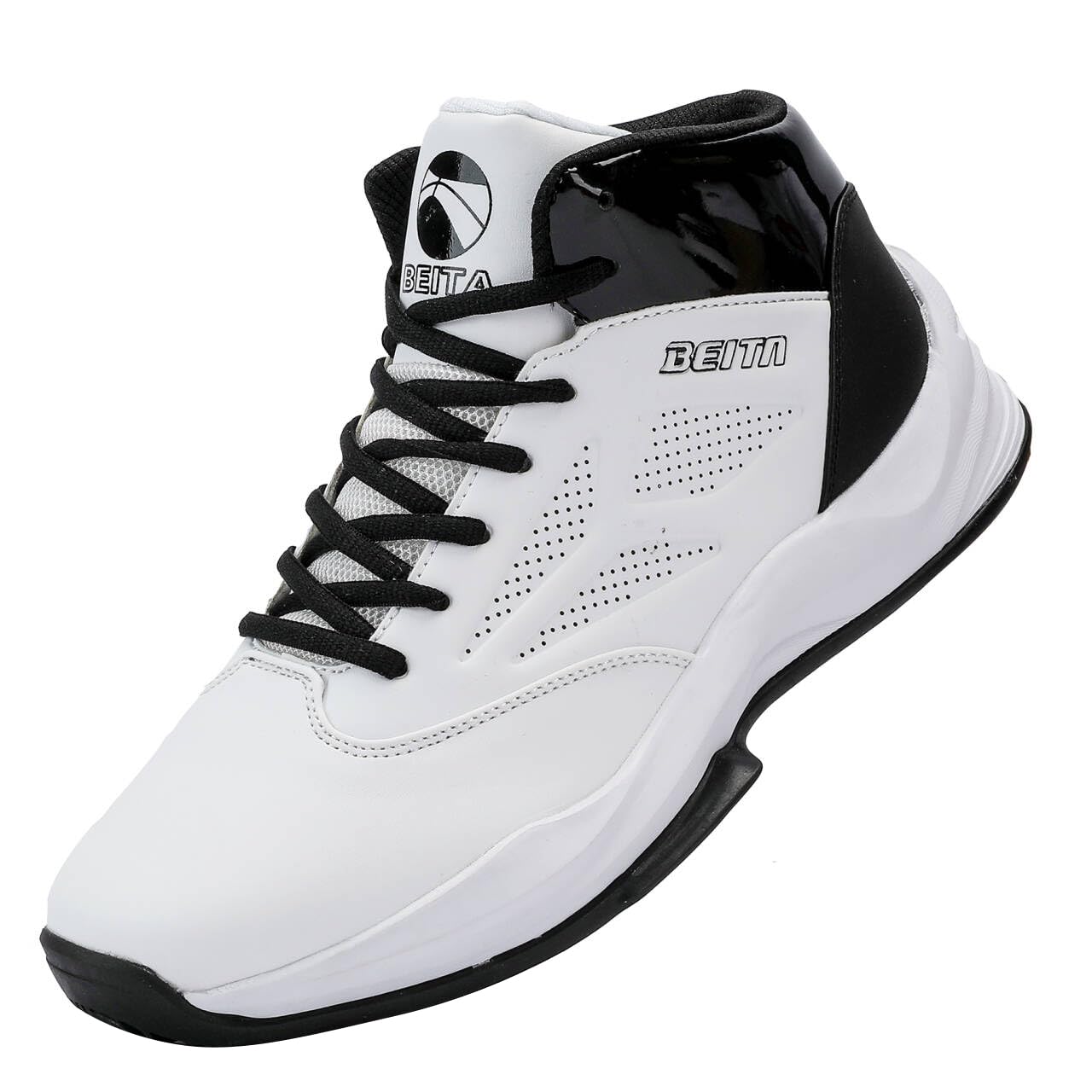 Beita High Upper Basketball Shoes for Men Sneakers Breathable Sports Shoes Anti Slip