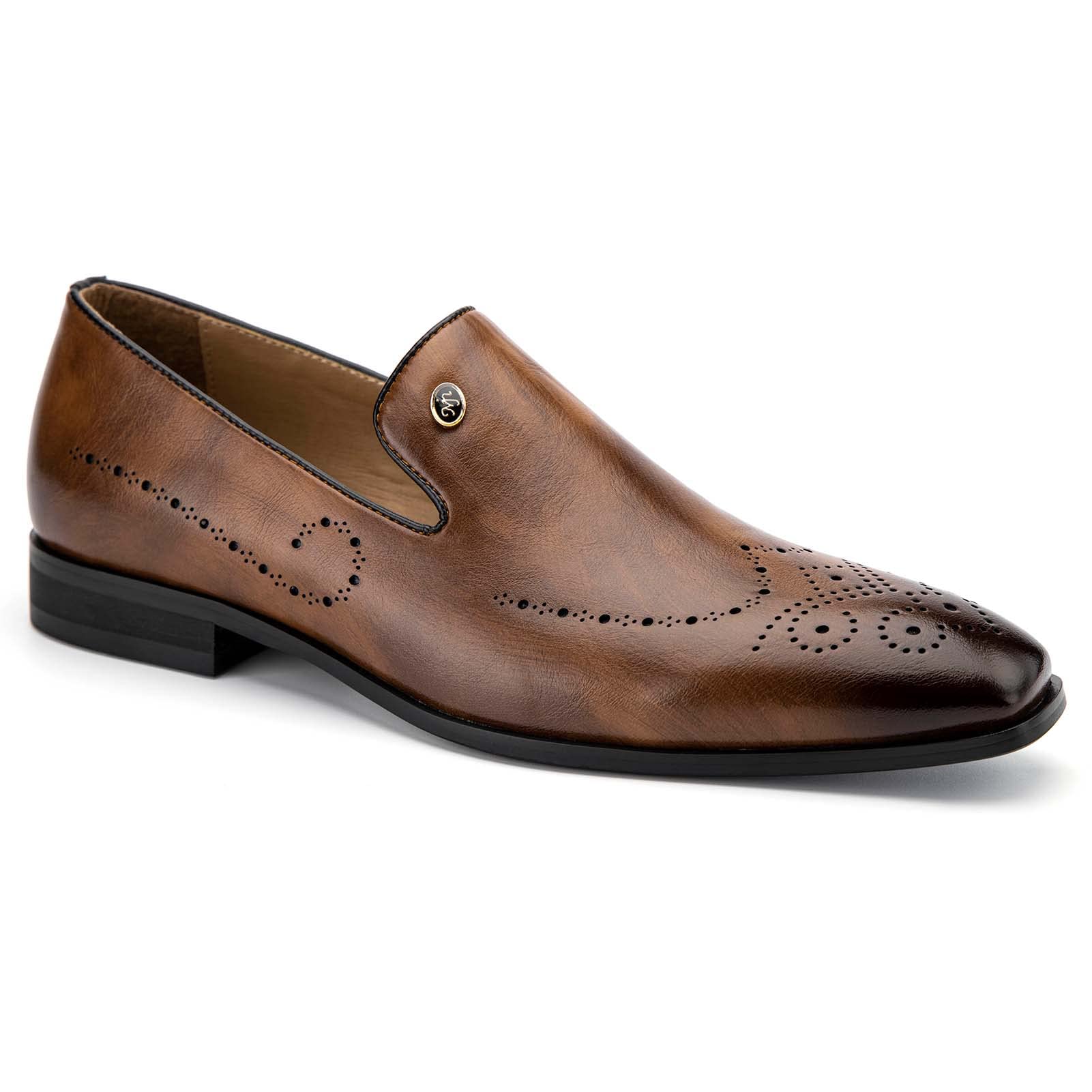 Meijiana Mens Loafers Wedding Dress Shoes Slip-On Loafers for Men Tuxedo Suit Shoes