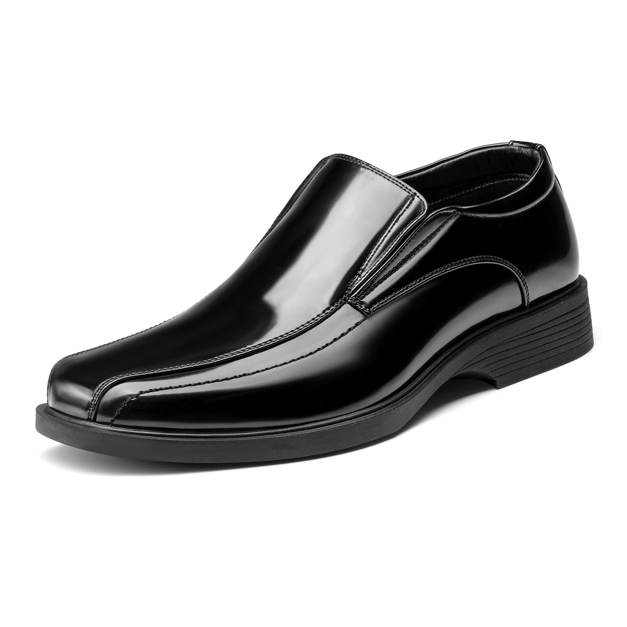 Bruno Marc Men's Square Toe Dress Loafers Formal Shoes