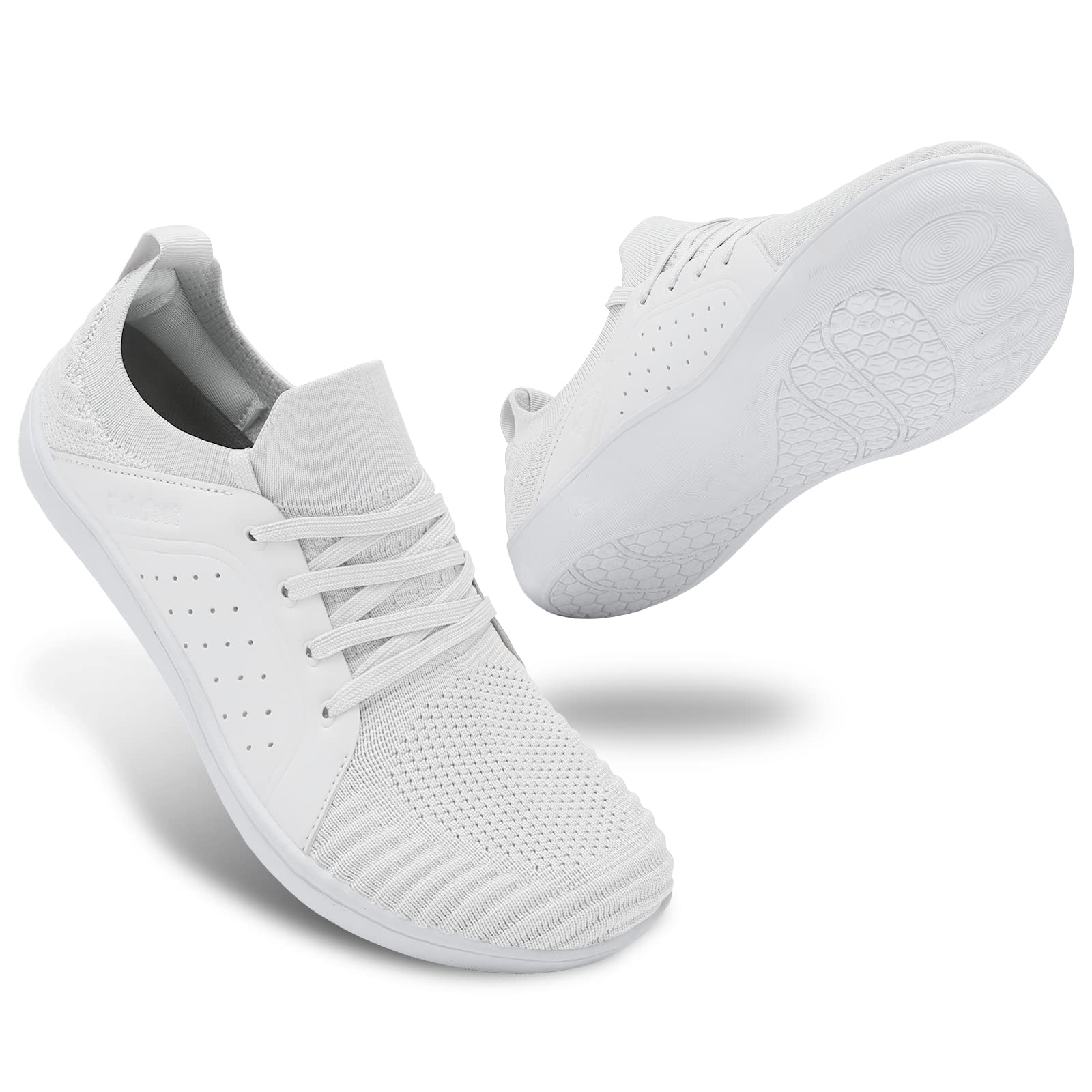 relxfeet Men's Barefoot Shoes Minimalist Cross-Trainer Shoes Wide Toe Walking Shoes Zero Drop Sole Trail Running Sneakers