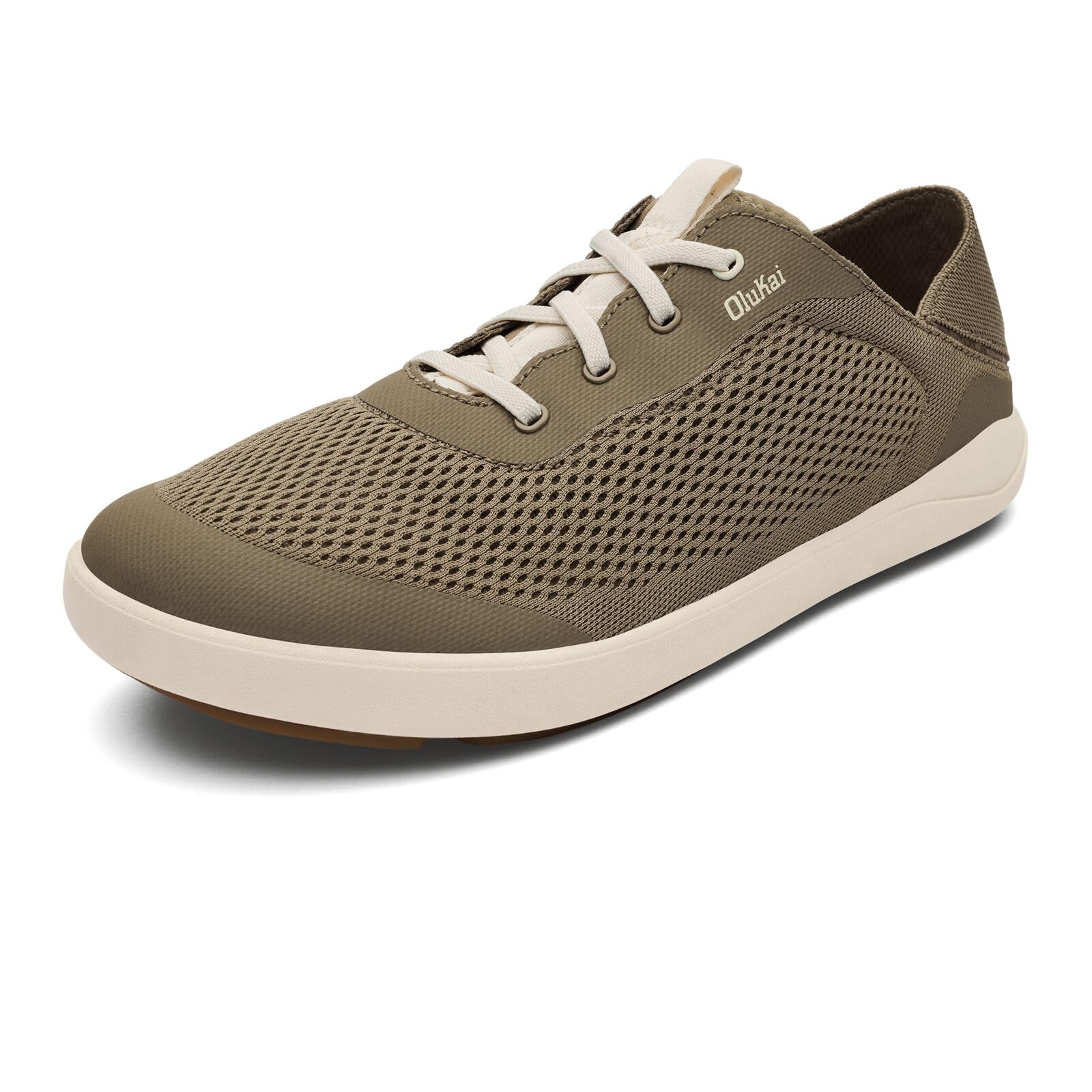 OLUKAI 'Ahi Men’s Performance Marine Shoes, Water-Ready Sneakers with Customized Lacing Fit, Lightweight & Breathable, Enhanced Grip & Traction