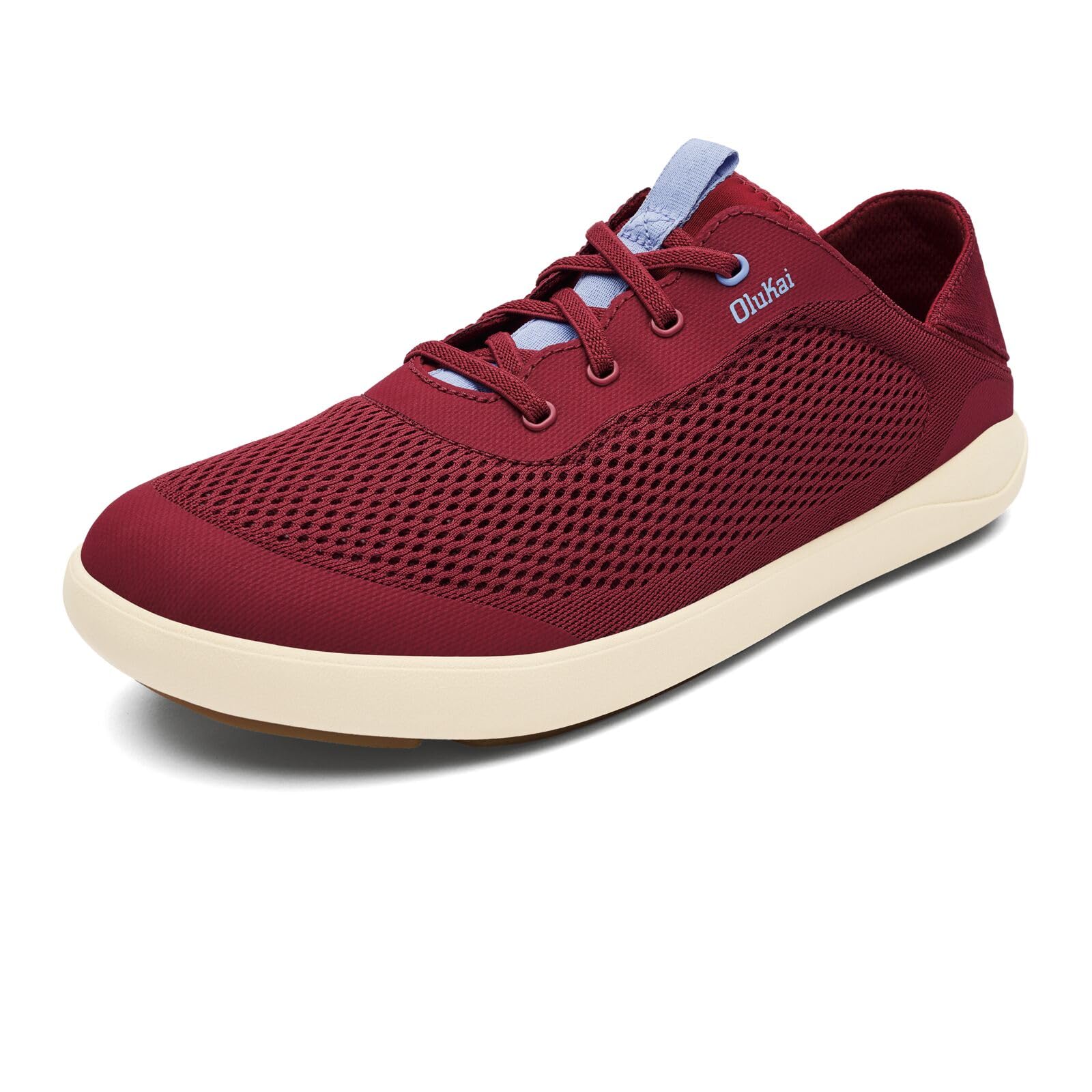 OLUKAI 'Ahi Men’s Performance Marine Shoes, Water-Ready Sneakers with Customized Lacing Fit, Lightweight & Breathable, Enhanced Grip & Traction