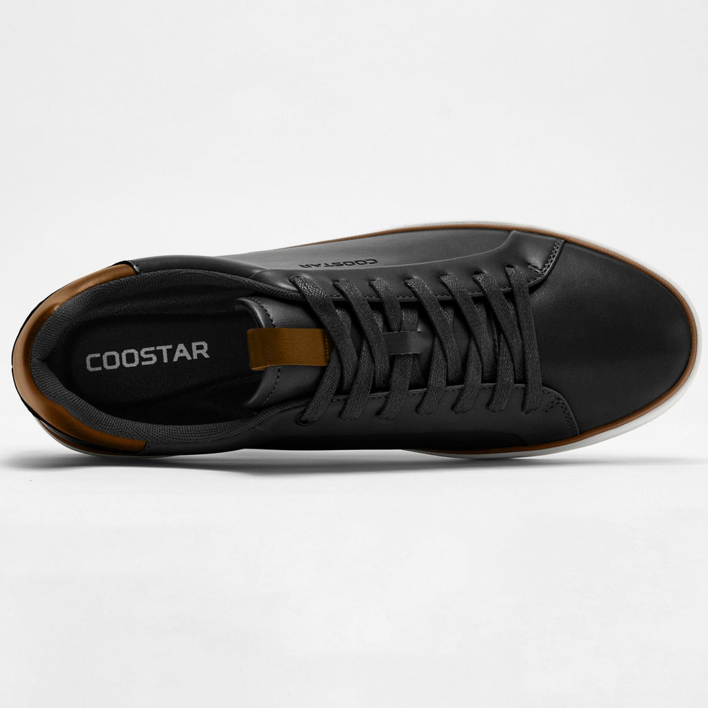 Coostar Mens Casual Shoes Comfortable Dress Sneakers Classic Lace-up Shoe Lightweight