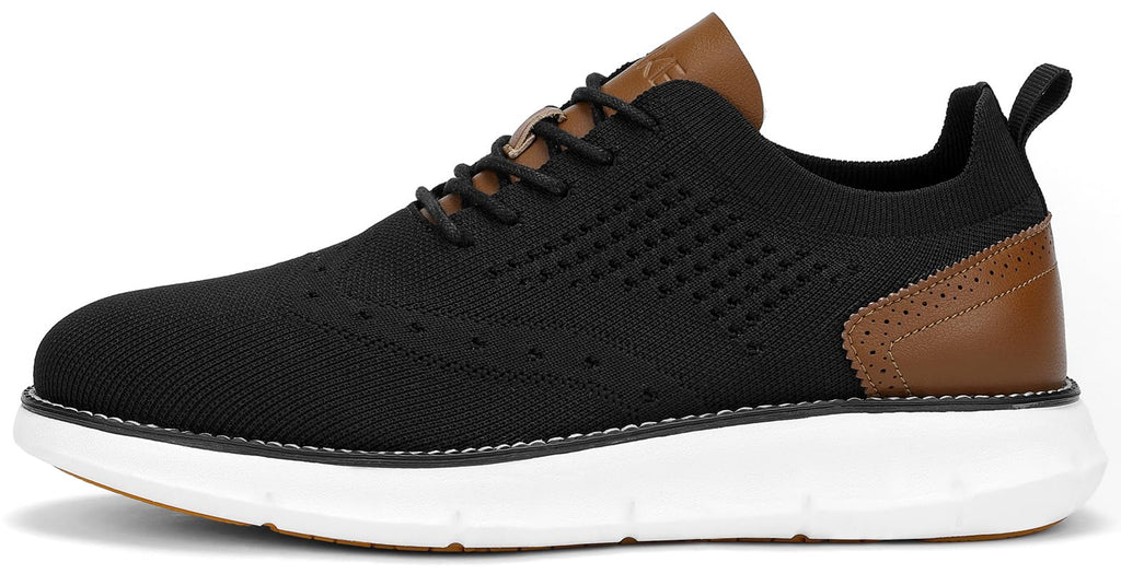 SVNKE Men's Fashion Dress Shoes Casual Oxfords Sneakers Business Breeze Tennis Comfortable Lightweight Walking