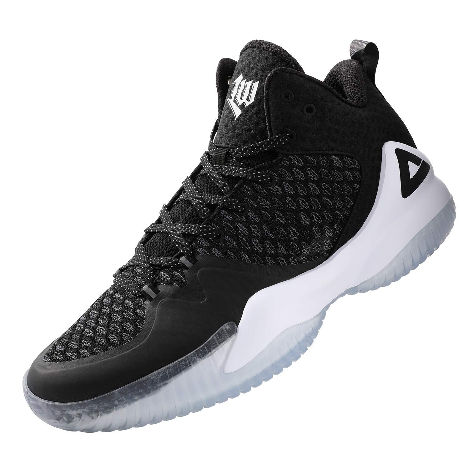 PEAK High Top Mens Basketball Shoes Lou Williams Streetball Master Breathable Outdoor Sneakers Cushioning Shoes for Fitness