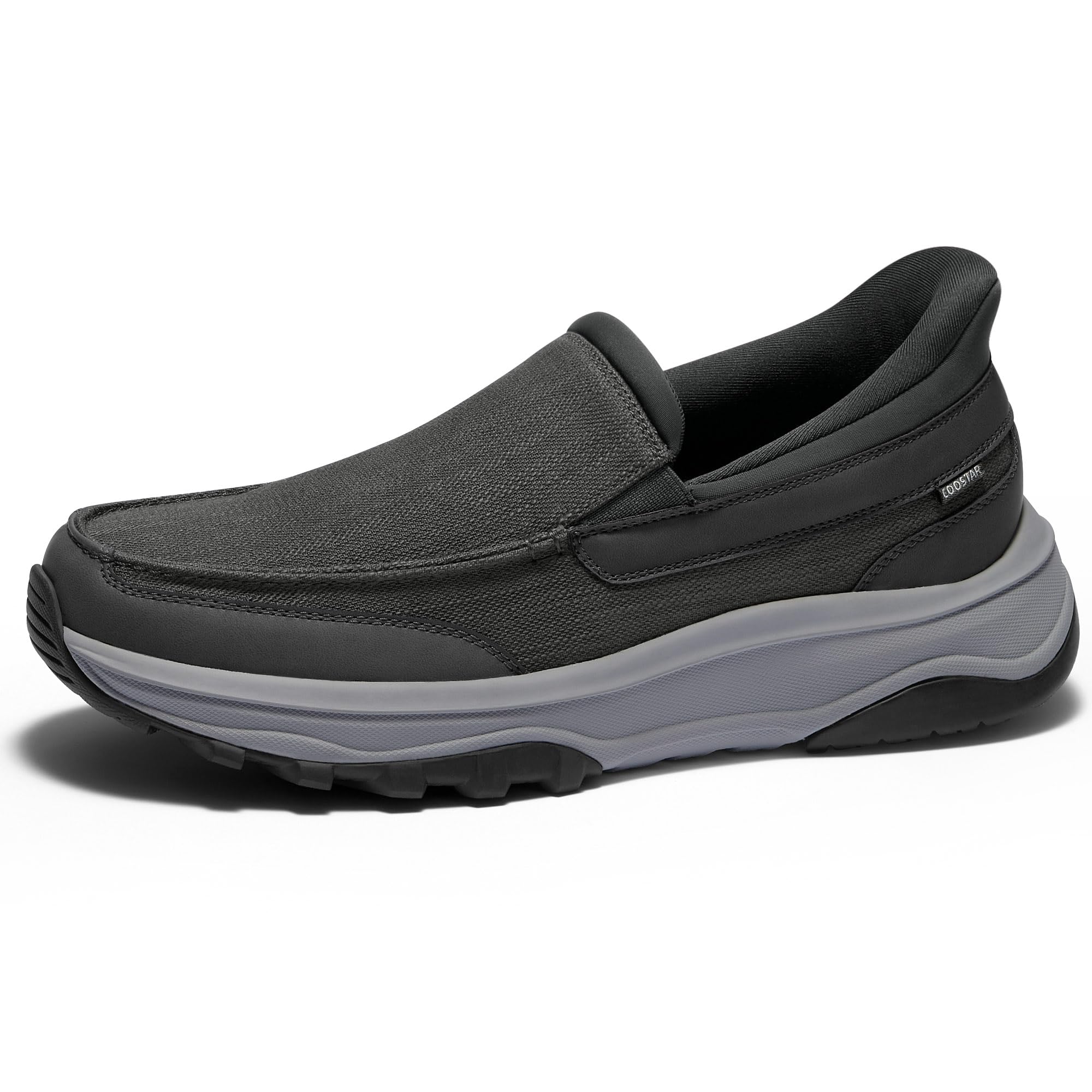 Coostar Slip On Shoes for Men Orthopedic Walking Loafers with Arch Support Canvas Shoe Casual