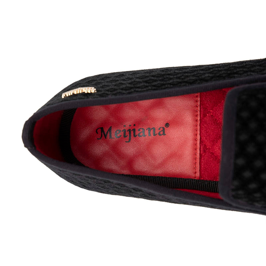 Meijiana Mens Loafers Wedding Dress Shoes Slip-On Loafers for Men Tuxedo Suit Shoes