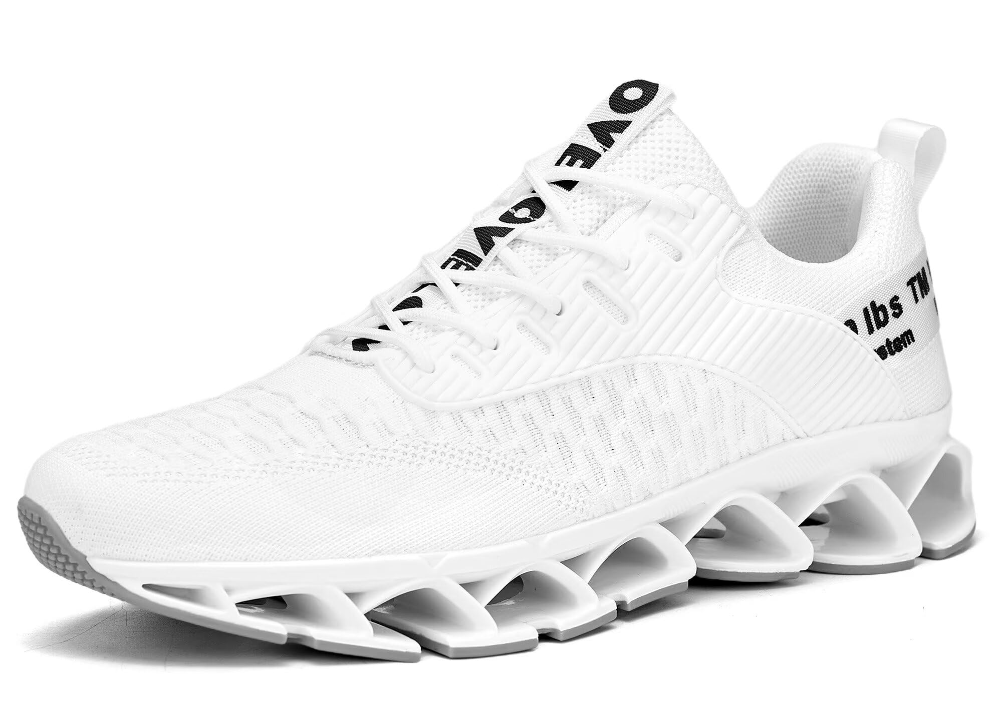 Vooncosir Men's Fashion Sneakers Breathable Mesh Running Shoes Blade Non Slip Soft Sole Casual Athletic Walking Shoes