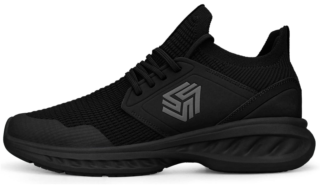 Giniros Mens Slip On Walking Shoes Non Slip Running Shoes Breathable Workout Shoes Lightweight Gym Sneakers