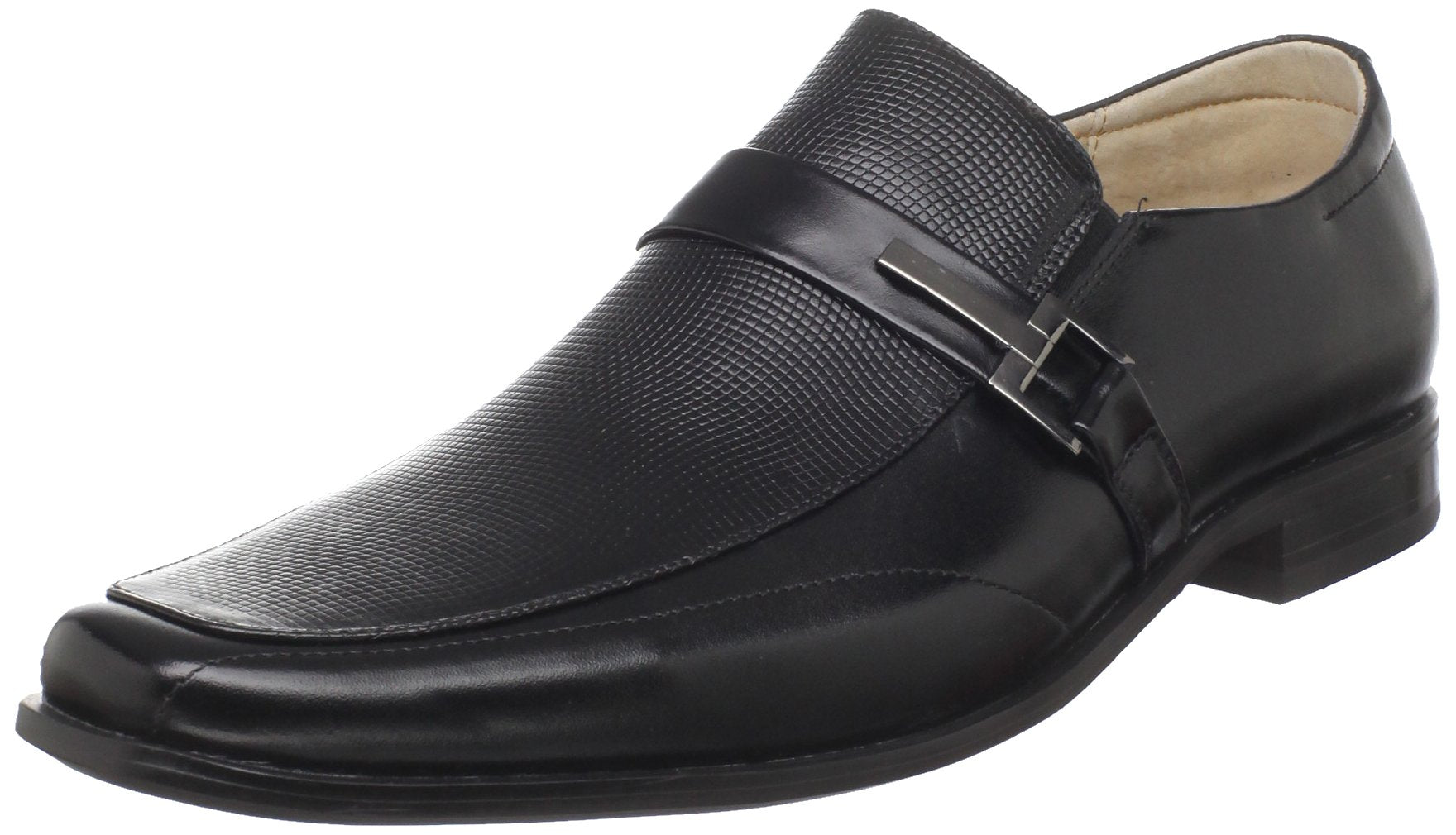 STACY ADAMS Men's Beau Moc Toe Bit Slip-On Loafer