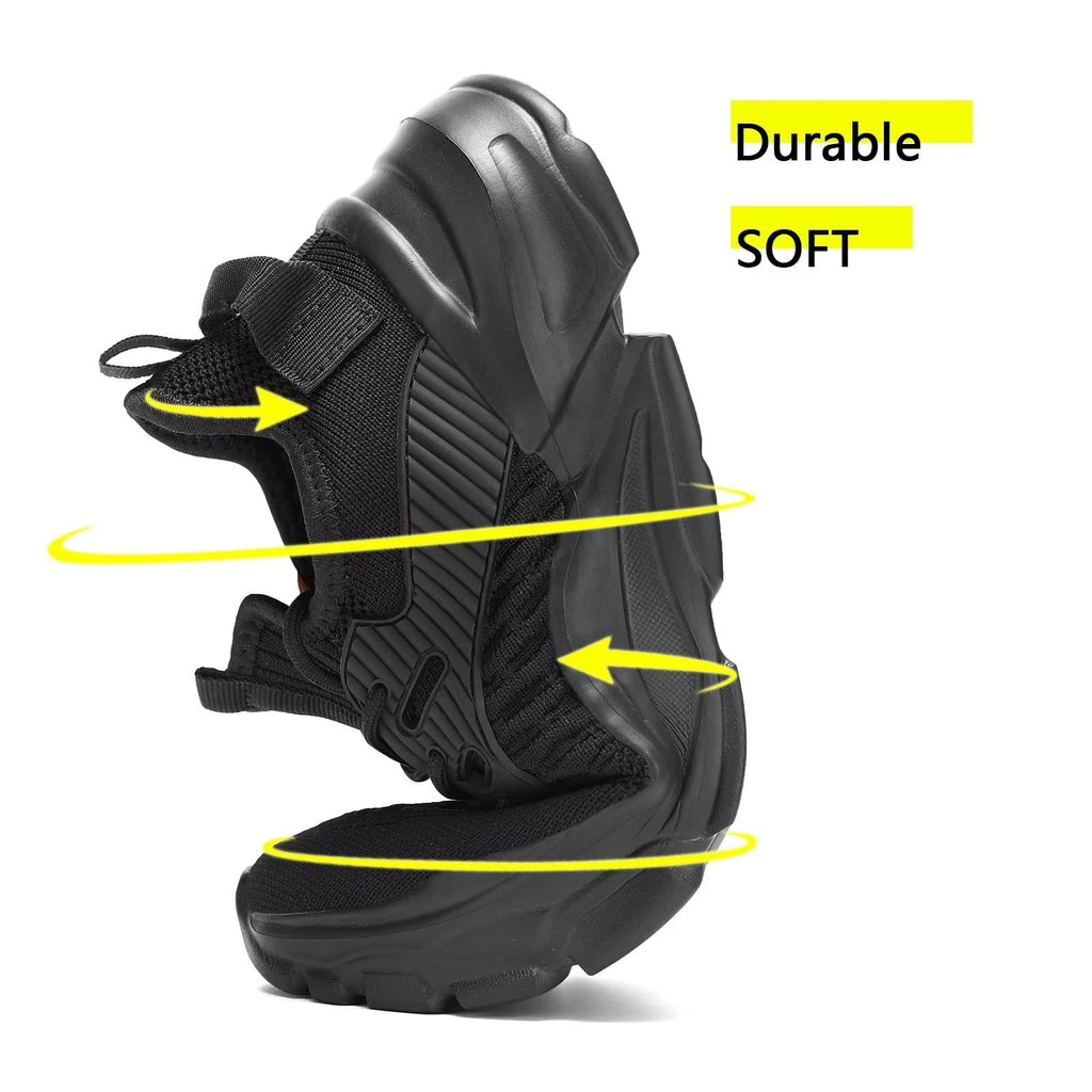 Srenket Men's Running Shoes, Non Slip, Breathable, Lightweight Fashion Sneakers, Slip Resistant Athletic Sports Walking Gym Work Shoes