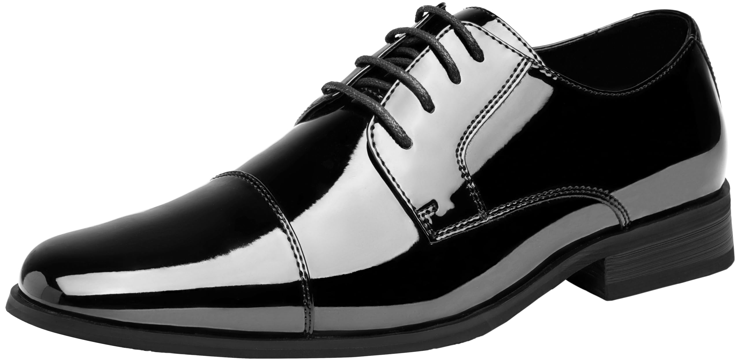 Jousen Mens Dress Shoes Tuxedo Patent Oxford Classic Comfortable Dress Shoes for Men