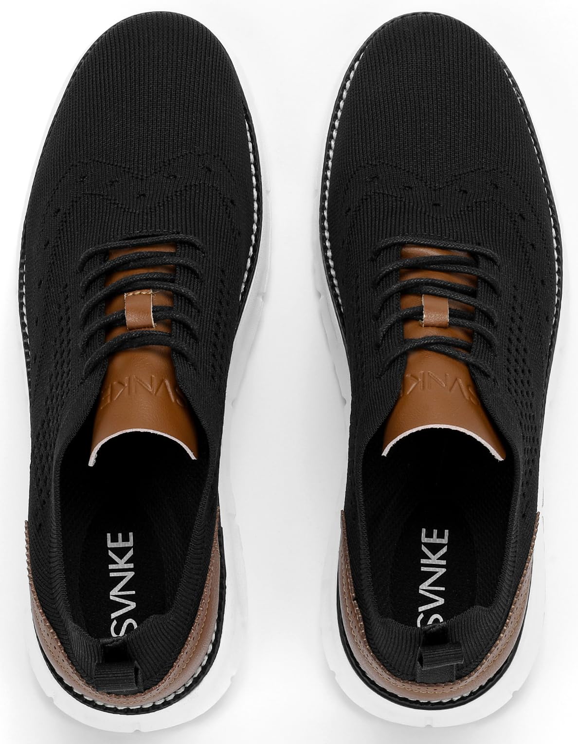 SVNKE Men's Fashion Dress Shoes Casual Oxfords Sneakers Business Breeze Tennis Comfortable Lightweight Walking