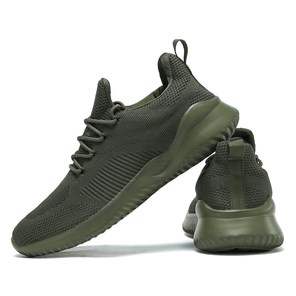 Kapsen Men's Non Slip Running Shoes Ultra Light Breathable Casual Walking Shoes Fashion Sneakers Mesh Workout Sports Shoes