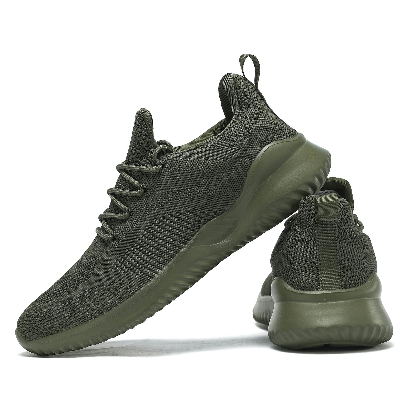 Kapsen Men's Non Slip Running Shoes Ultra Light Breathable Casual Walking Shoes Fashion Sneakers Mesh Workout Sports Shoes