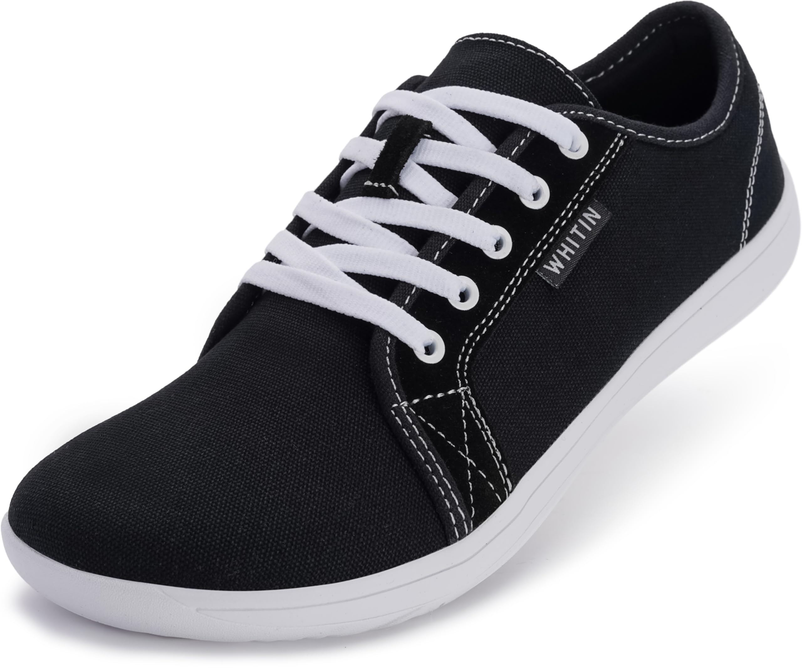 WHITIN Men's Canvas Barefoot Shoes | Wide Toe-Box | Zero-Drop Sole
