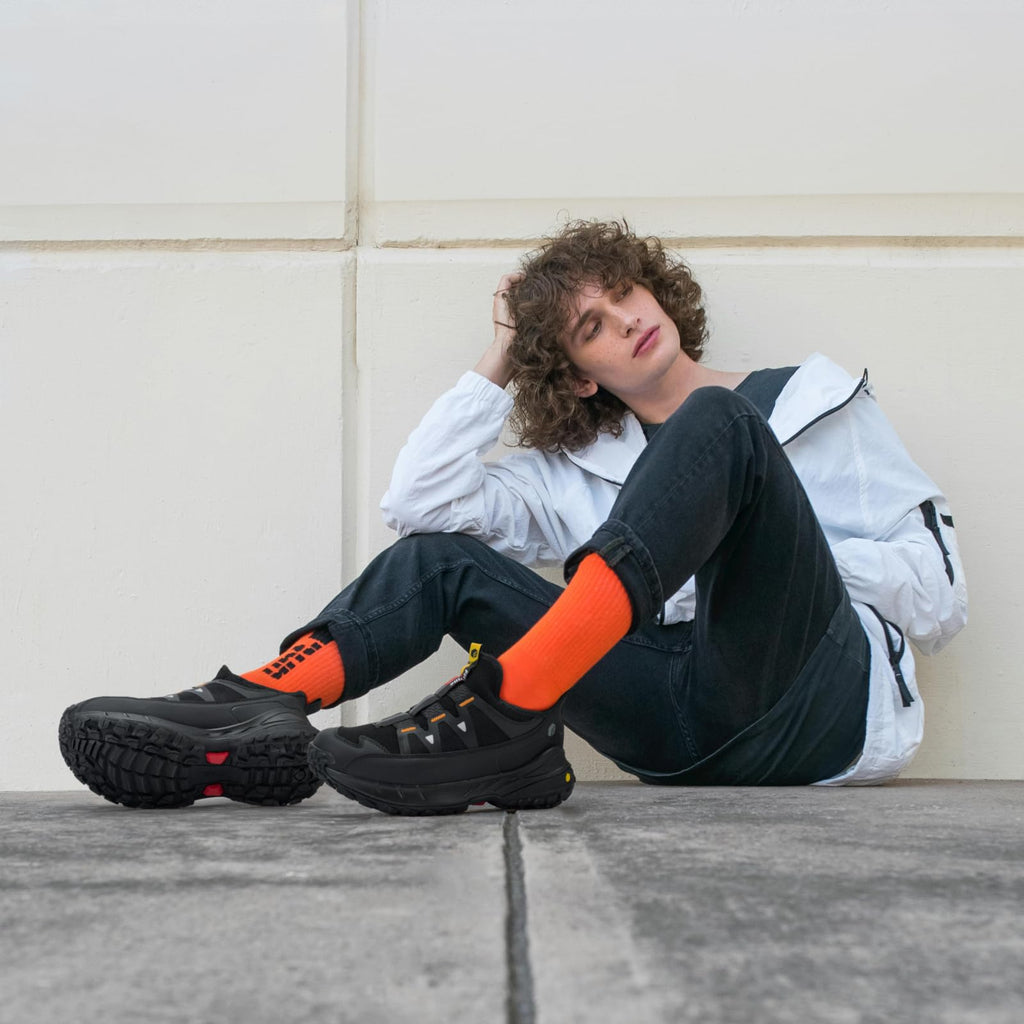 FitVille Extra Wide Sneakers for Men Slip-on Shoes, Soft Comfortable Mens Running Shoe, Slip Resistant Hiking Walking Shoes with Arch Support & Wide Toe Box