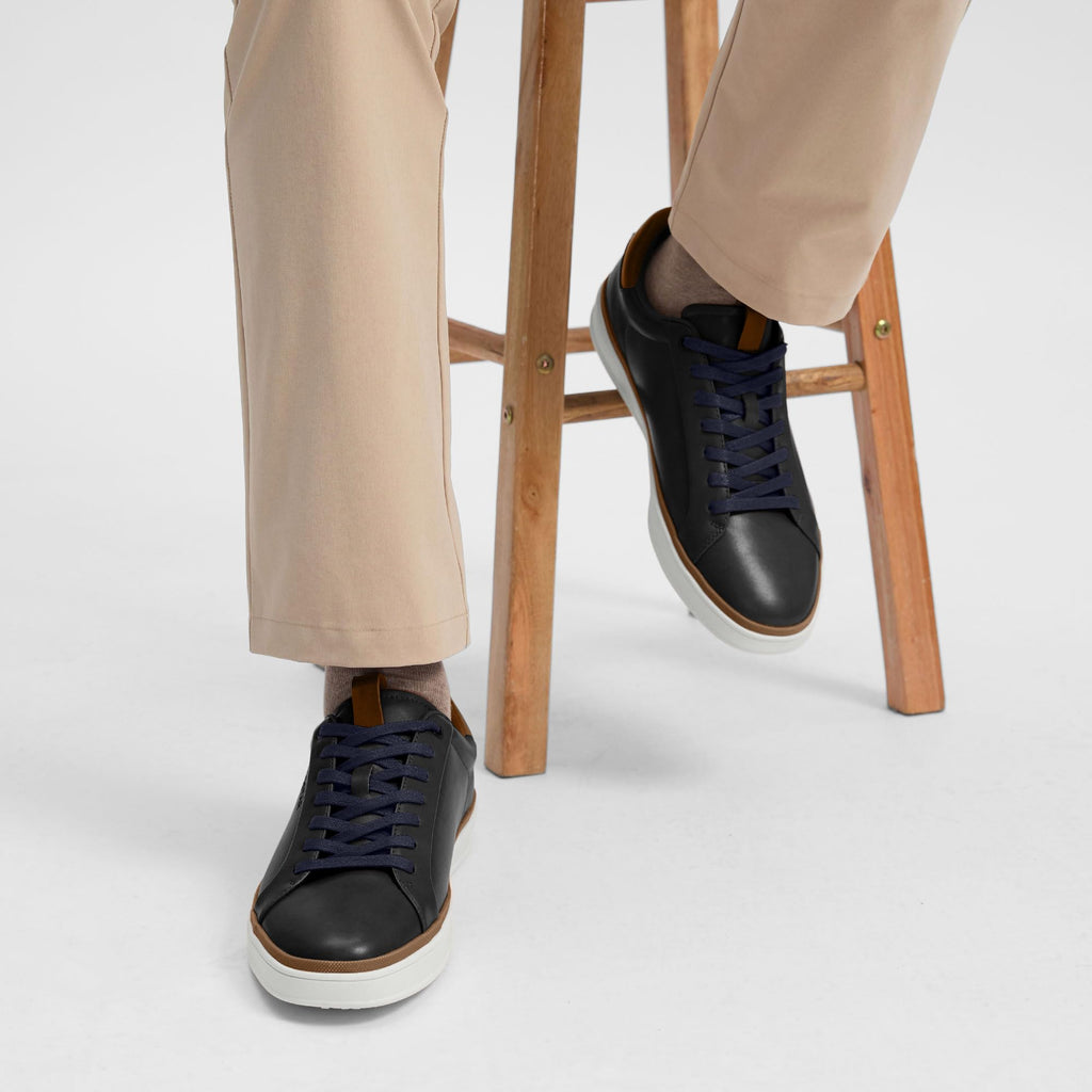 Coostar Mens Casual Shoes Comfortable Dress Sneakers Classic Lace-up Shoe Lightweight