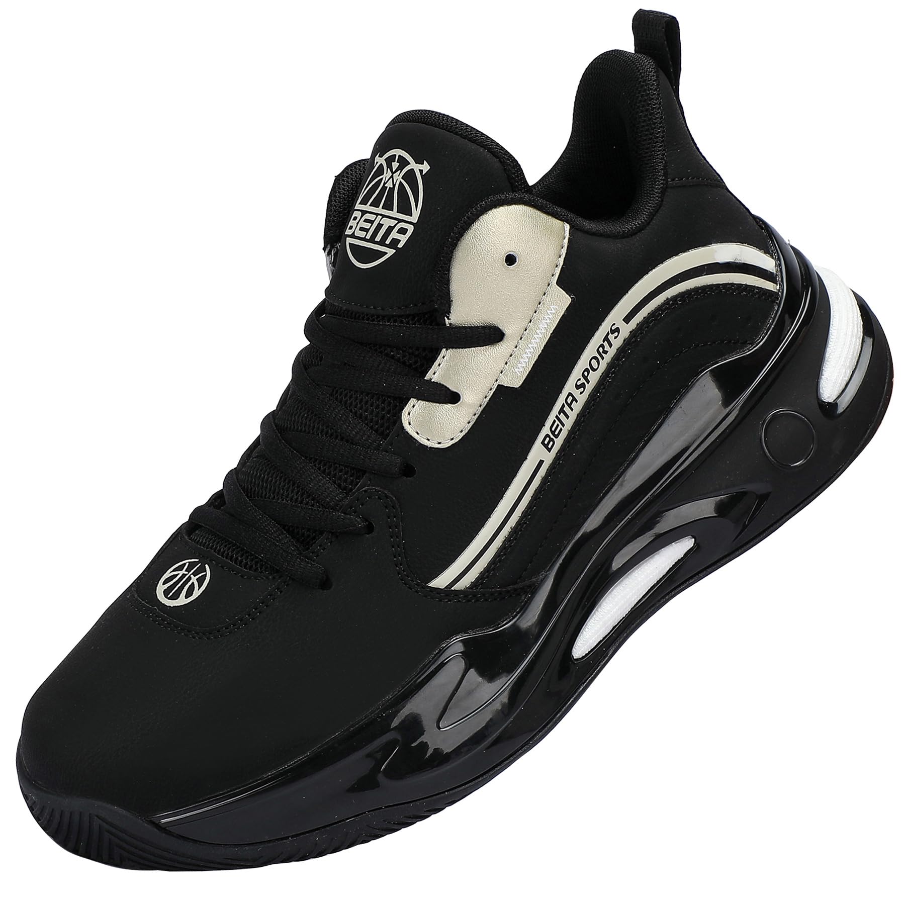 Beita High Upper Basketball Shoes for Men Sneakers Breathable Sports Shoes Anti Slip