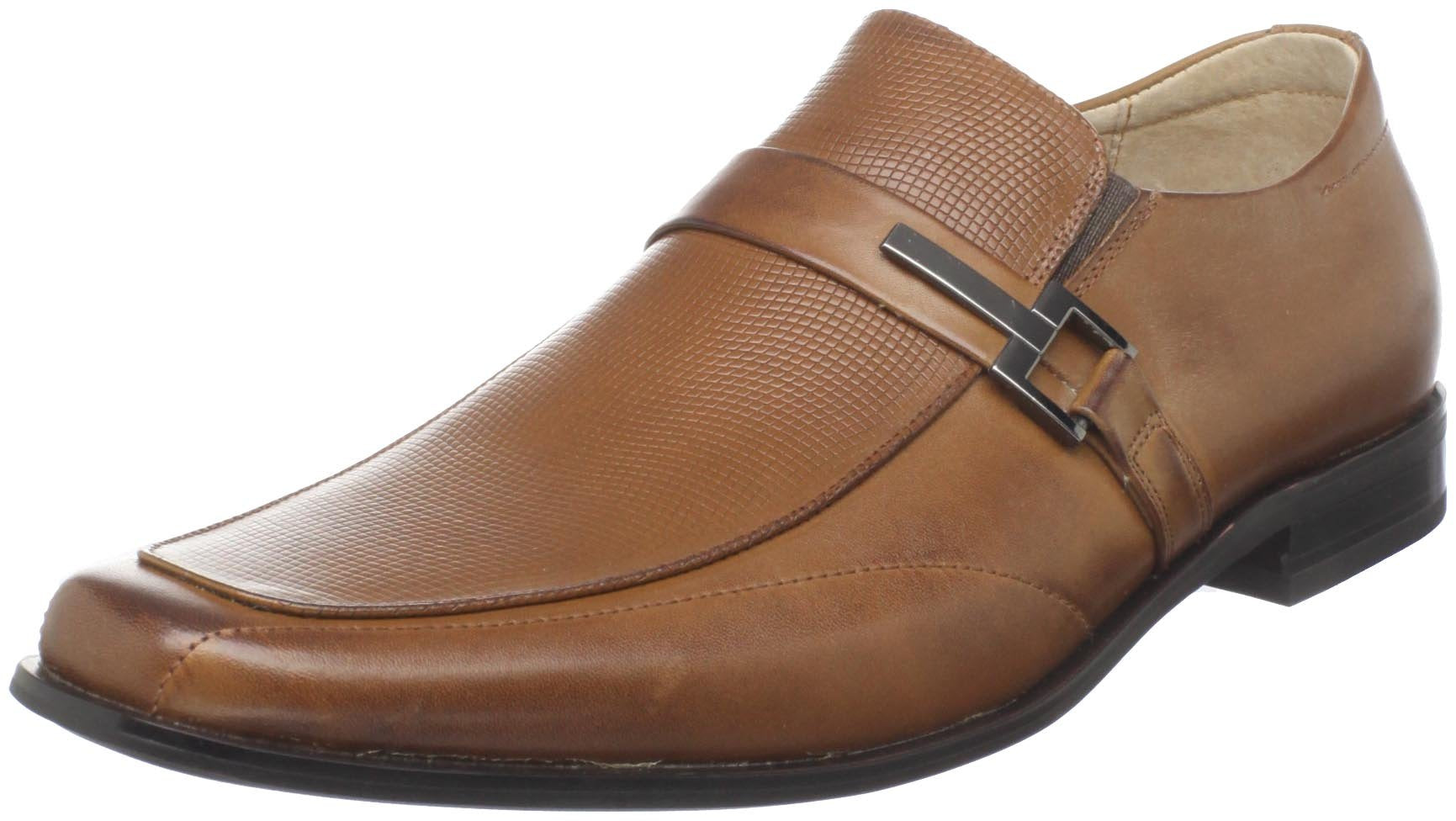 STACY ADAMS Men's Beau Moc Toe Bit Slip-On Loafer