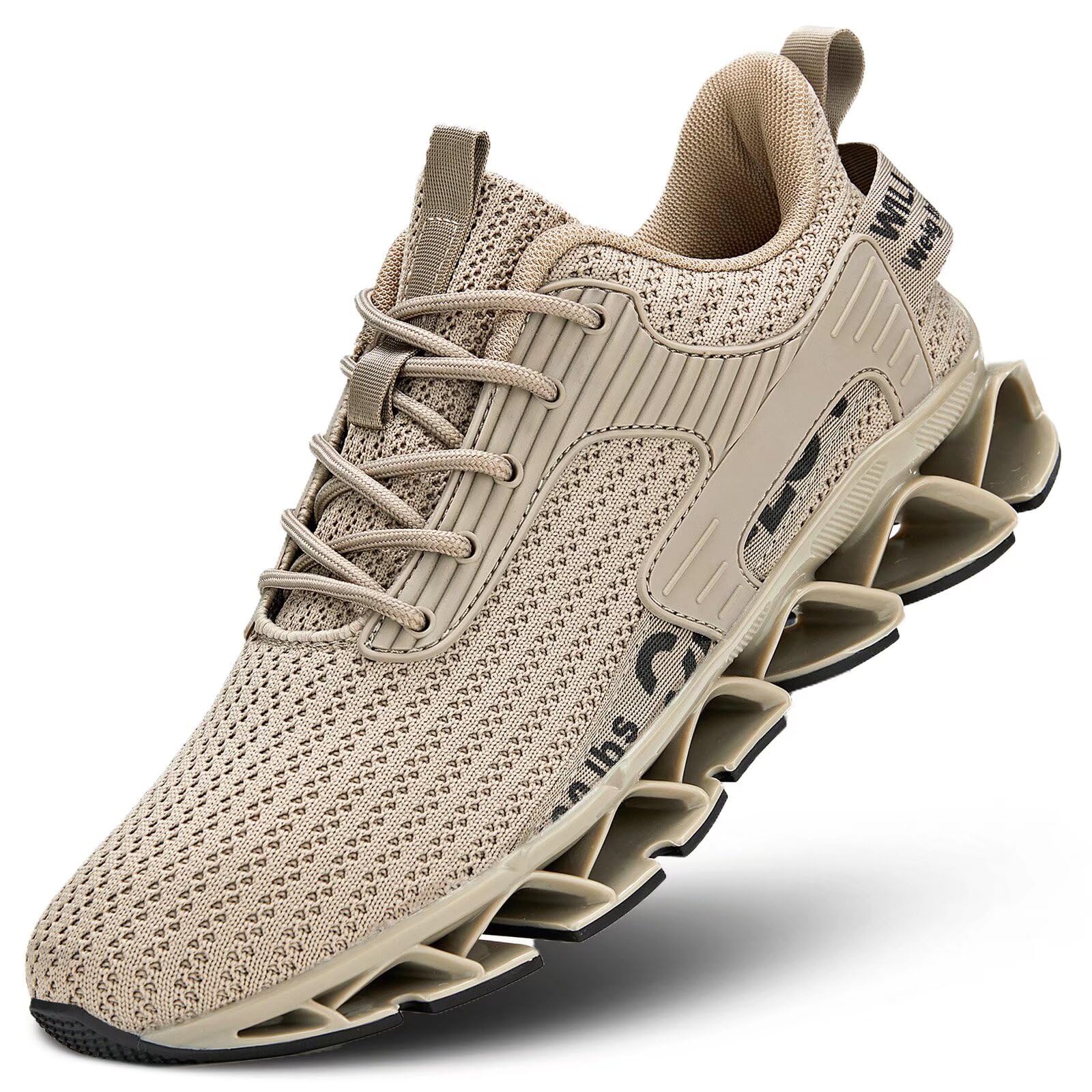 Vooncosir Men's Fashion Sneakers Breathable Mesh Running Shoes Blade Non Slip Soft Sole Casual Athletic Walking Shoes