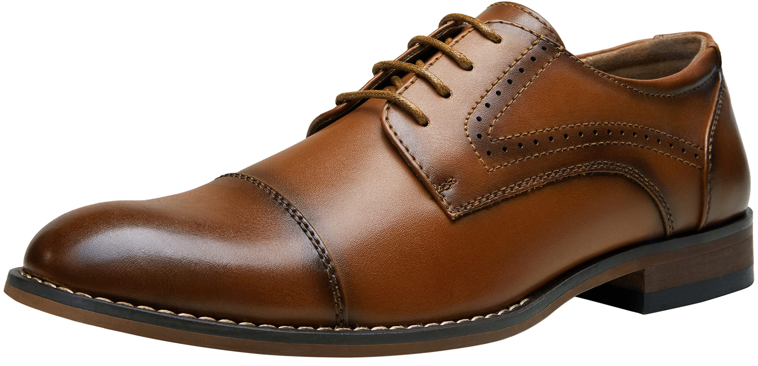 Vostey Men's Dress Shoes Classic Wingtip Brogue Men Oxfords