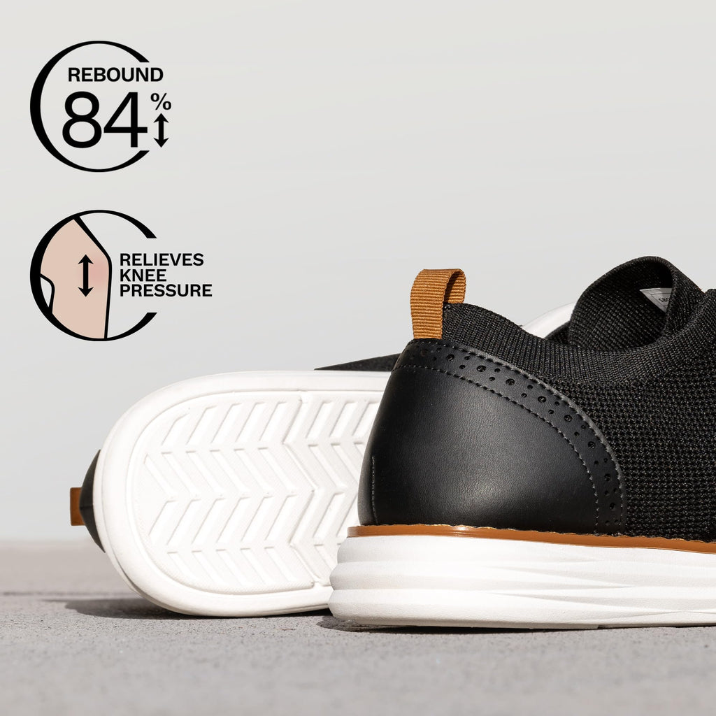 Bruno Marc Men's KnitFlex Craft Mesh Oxfords Sneakers Casual Dress Lace-Up Lightweight Walking Shoes