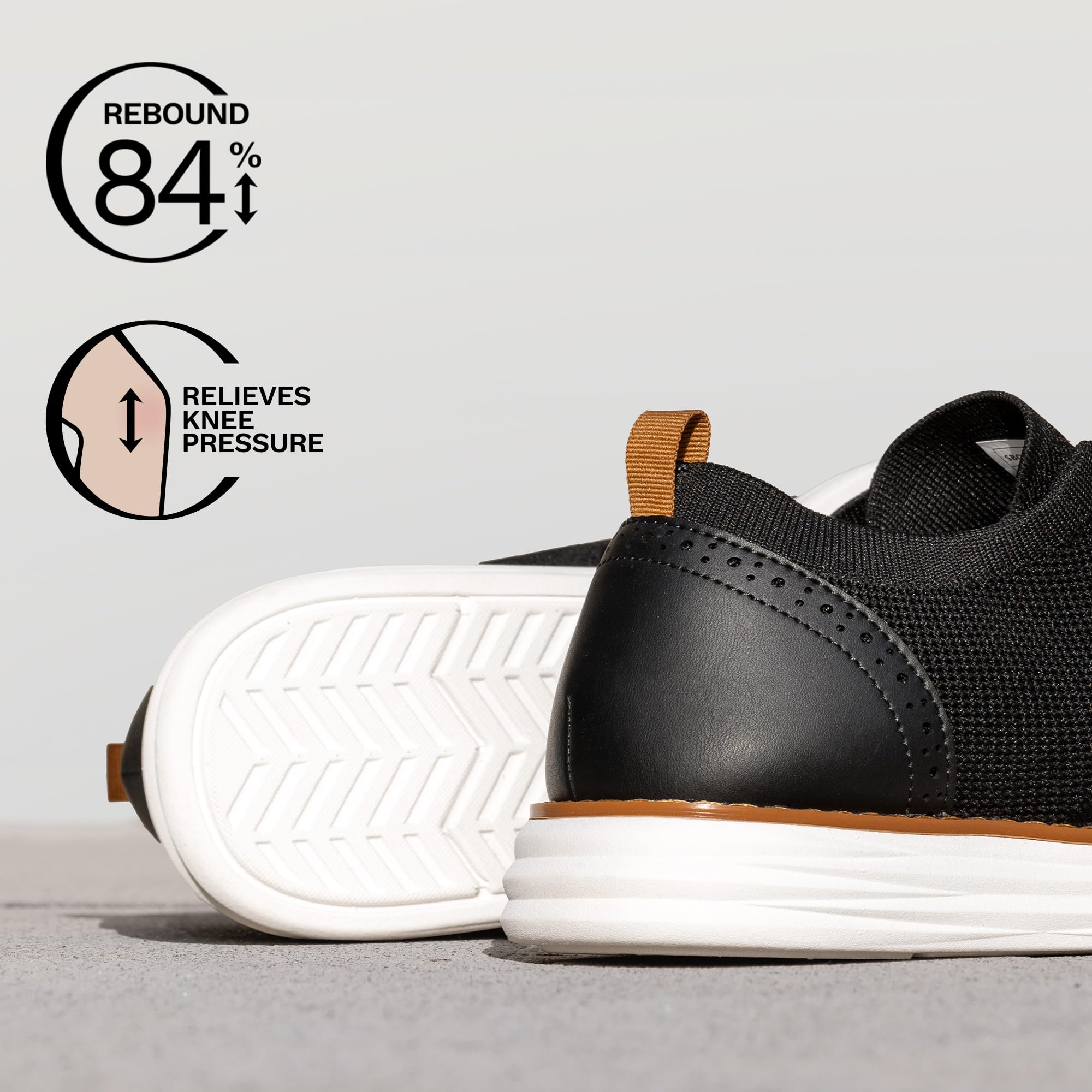 Bruno Marc Men's KnitFlex Craft Mesh Oxfords Sneakers Casual Dress Lace-Up Lightweight Walking Shoes