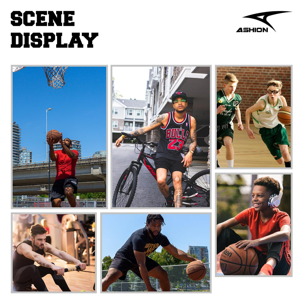 ASHION Men's Lightweight Basketball Shoes