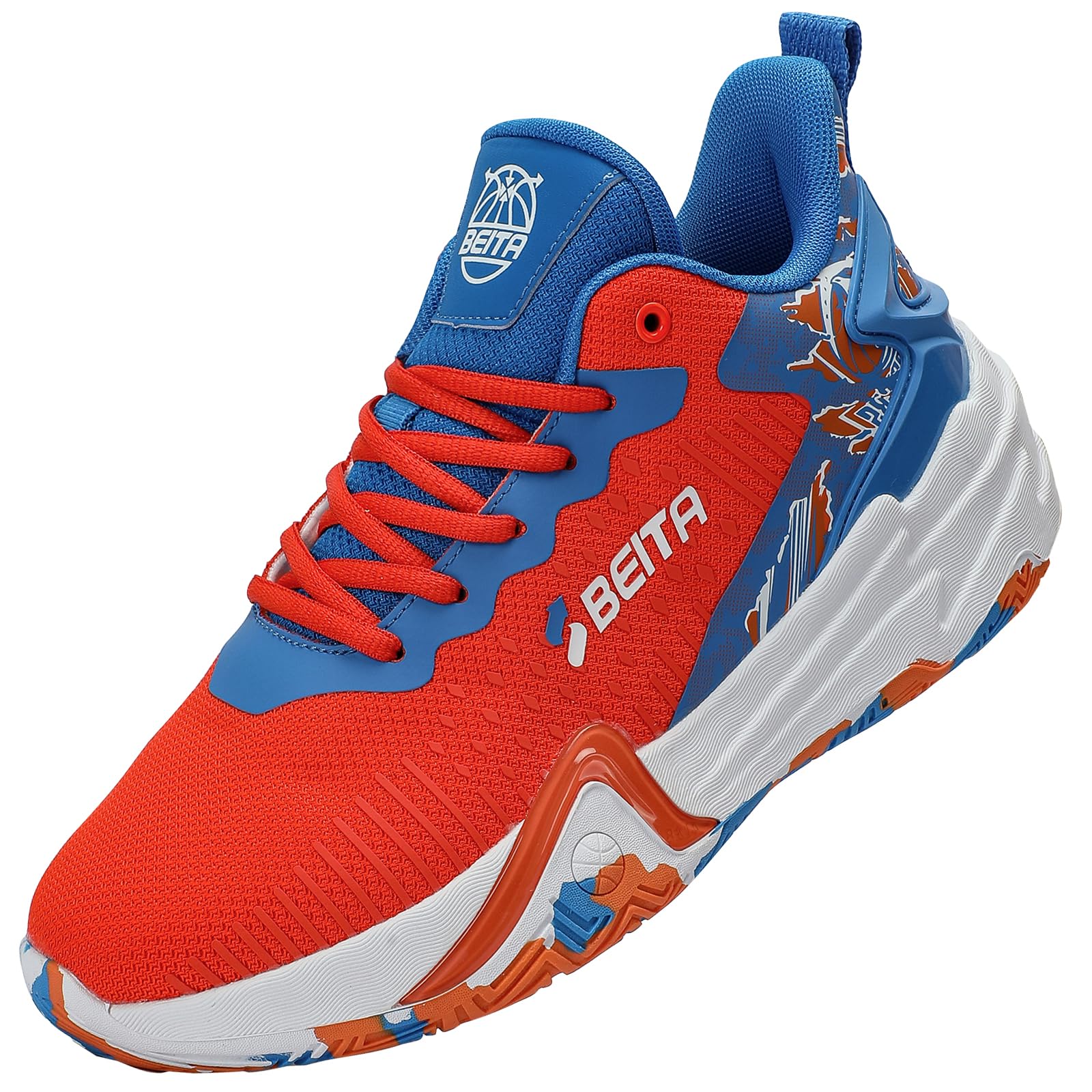 Beita High Upper Basketball Shoes for Men Sneakers Breathable Sports Shoes Anti Slip