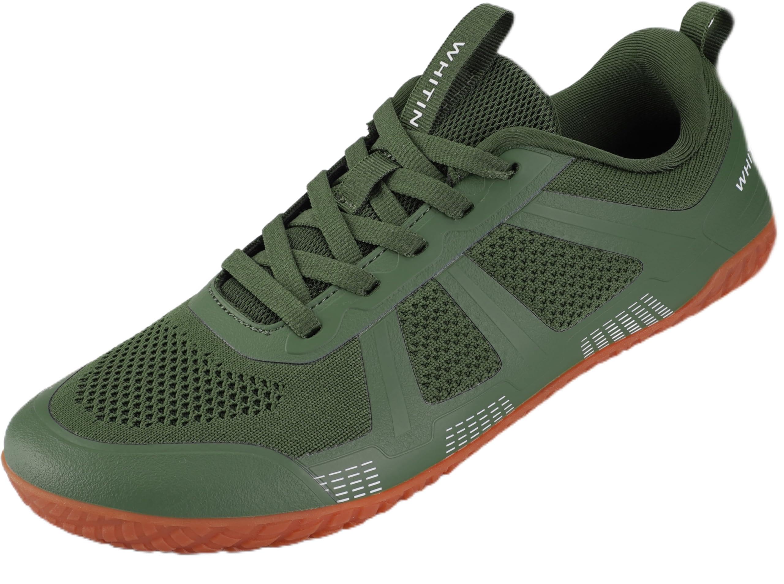 WHITIN Men's Wide Barefoot Shoes + Zero Drop & Durable Tire Tread-Inspired Sole