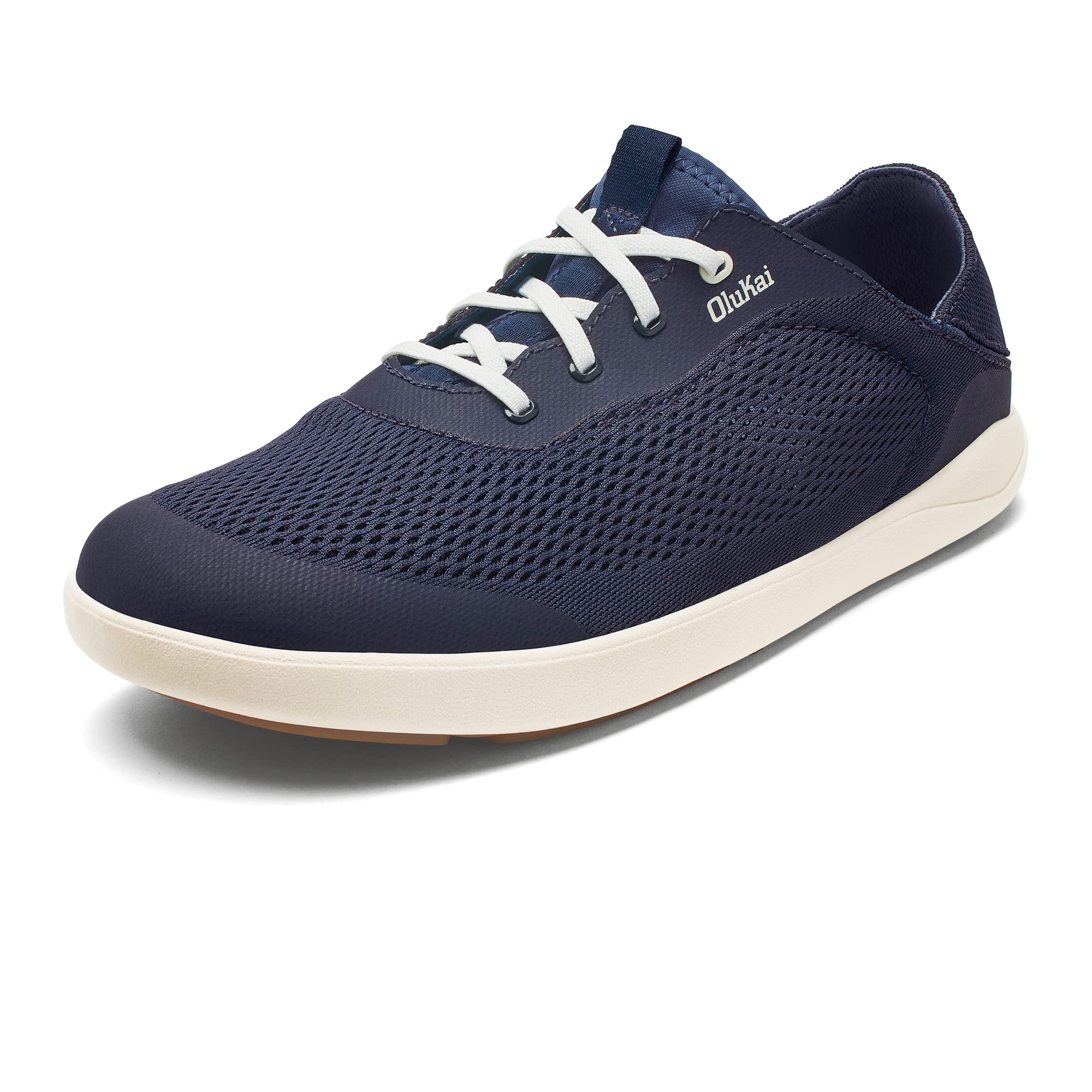 OLUKAI 'Ahi Men’s Performance Marine Shoes, Water-Ready Sneakers with Customized Lacing Fit, Lightweight & Breathable, Enhanced Grip & Traction